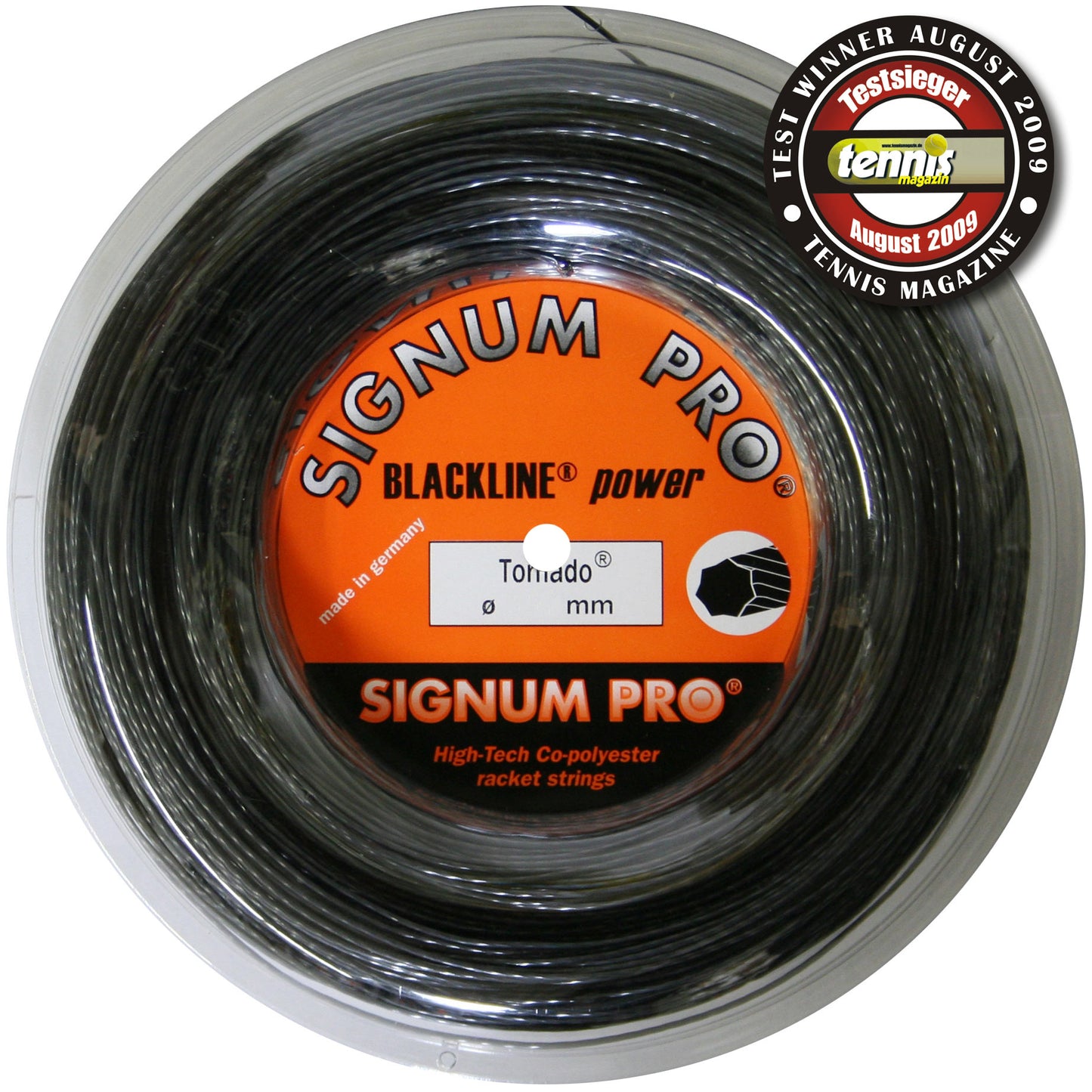 Signum Pro Tornado Saitenrolle 200m-Schwarz Signum Pro Tornado Saitenrolle 200m-Schwarz