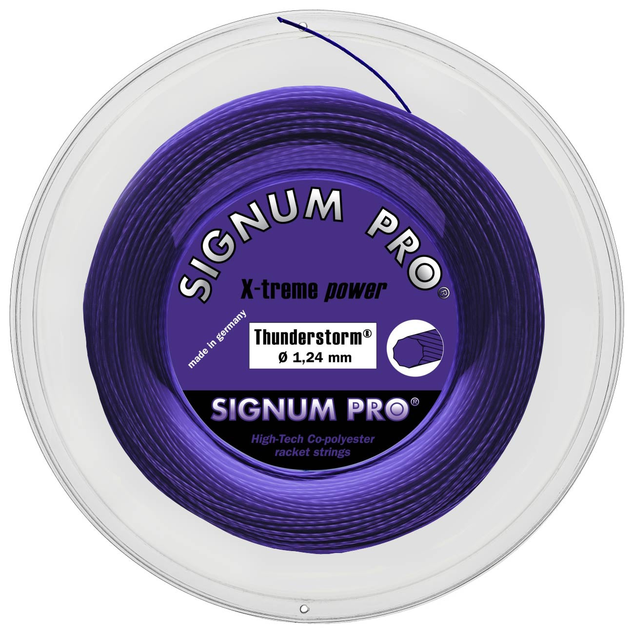 Signum Pro Thunderstorm Violett Saitenrolle 120m-Lila Signum Pro Thunderstorm Violett Saitenrolle 120m-Lila