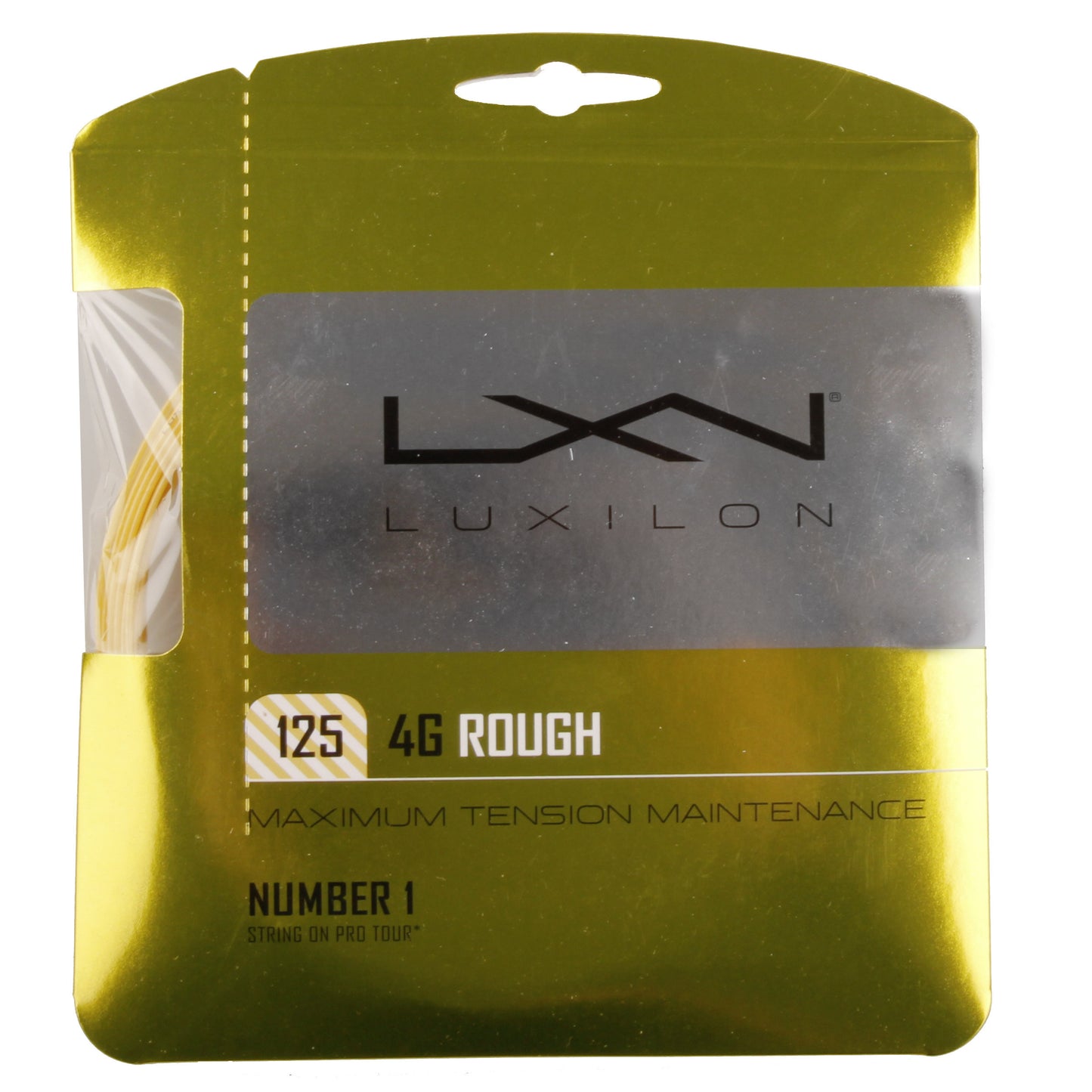 Luxilon 4G Rough Saitenset 12,2m-Gold Luxilon 4G Rough Saitenset 12,2m-Gold