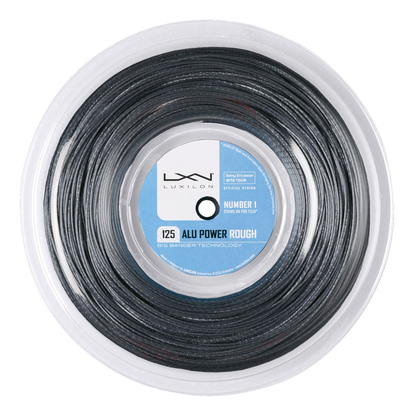 Luxilon Alu Power Rough Saitenrolle 220m-Silber Luxilon Alu Power Rough Saitenrolle 220m-Silber