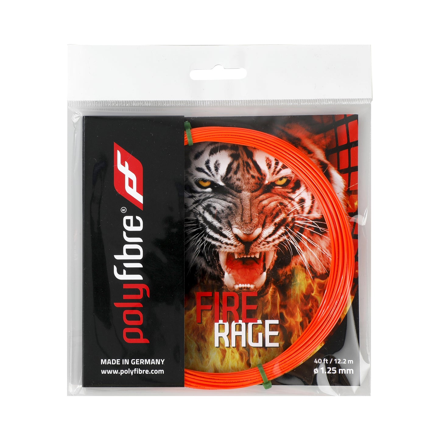 Polyfibre Fire Rage Saitenset 12,2m-Orange Polyfibre Fire Rage Saitenset 12,2m-Orange