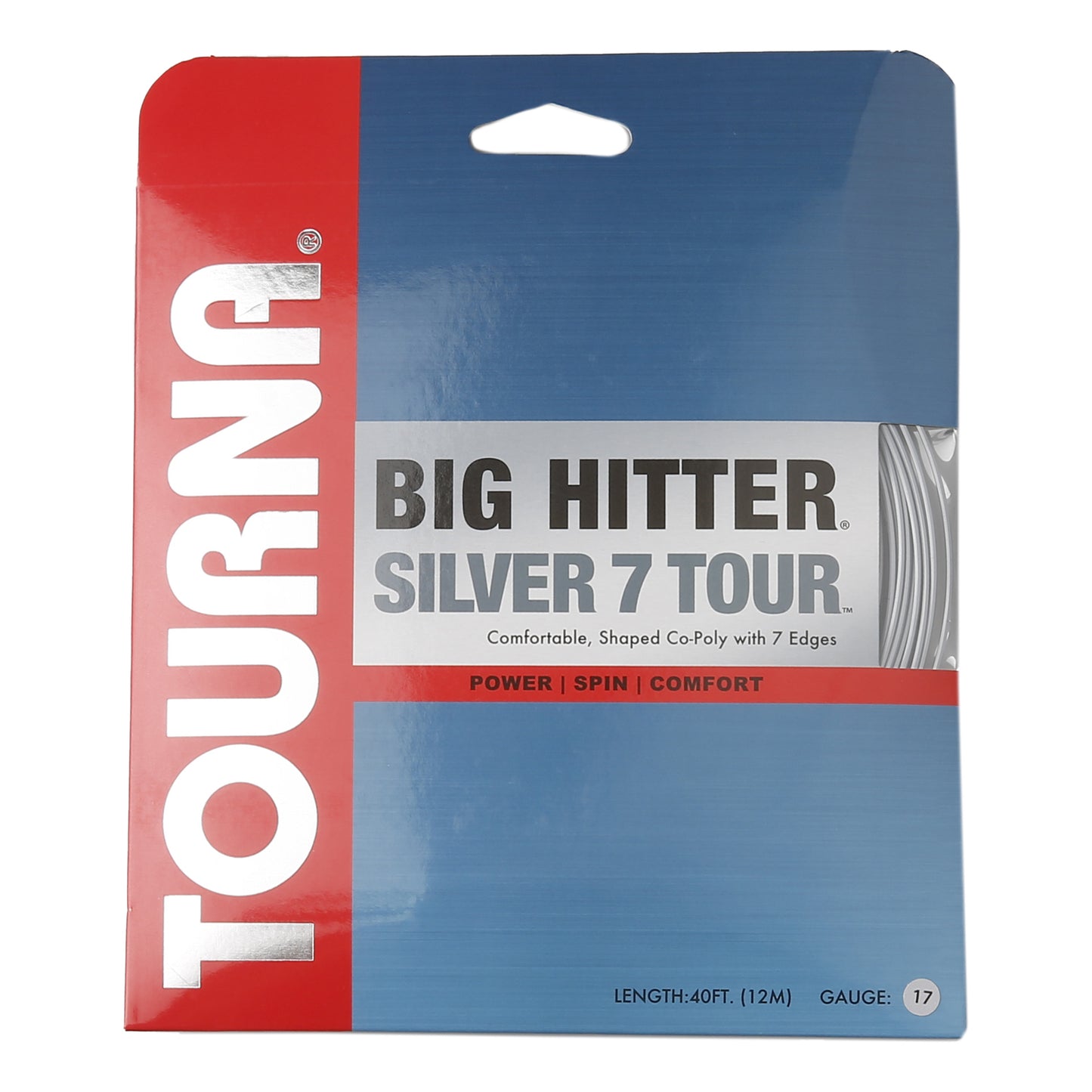 Tourna Silver7 Tour Saitenset 12m-Silber Tourna Silver7 Tour Saitenset 12m-Silber