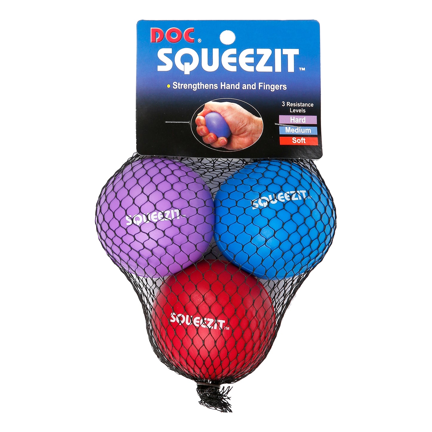 Tourna Squeez It Ball 3er Pack-Blau,Lila Tourna Squeez It Ball 3er Pack-Blau,Lila