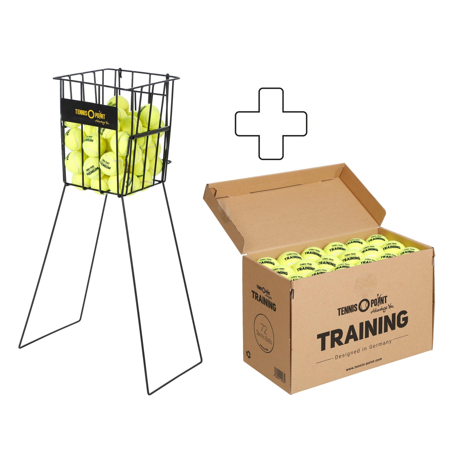 Tennis-Point 72er Box Training plus Ballkorb Tennis-Point 72er Box Training plus Ballkorb