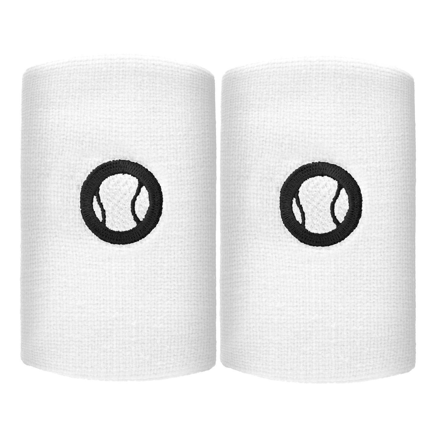 Tennis-Point Long Schweißband 2er Pack Unisex - weiß, Tennis-Point Long Schweißband 2er Pack Unisex - weiß,