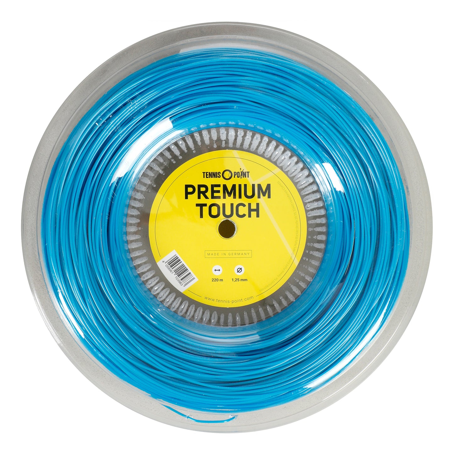 Tennis-Point Premium Touch Saitenrolle 220m - hellblau Tennis-Point Premium Touch Saitenrolle 220m - hellblau