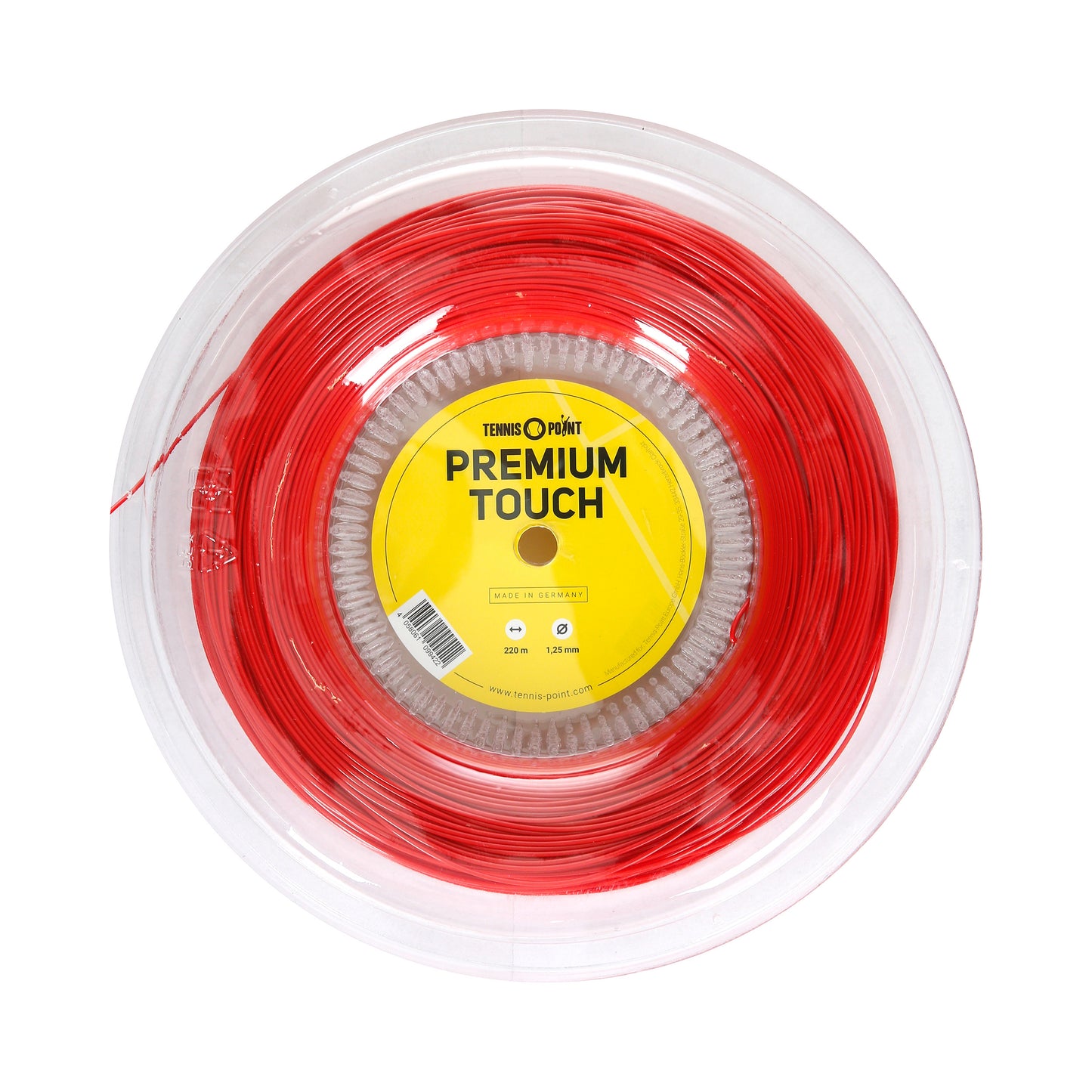 Tennis-Point Premium Touch Saitenrolle 220m-Rot Tennis-Point Premium Touch Saitenrolle 220m-Rot