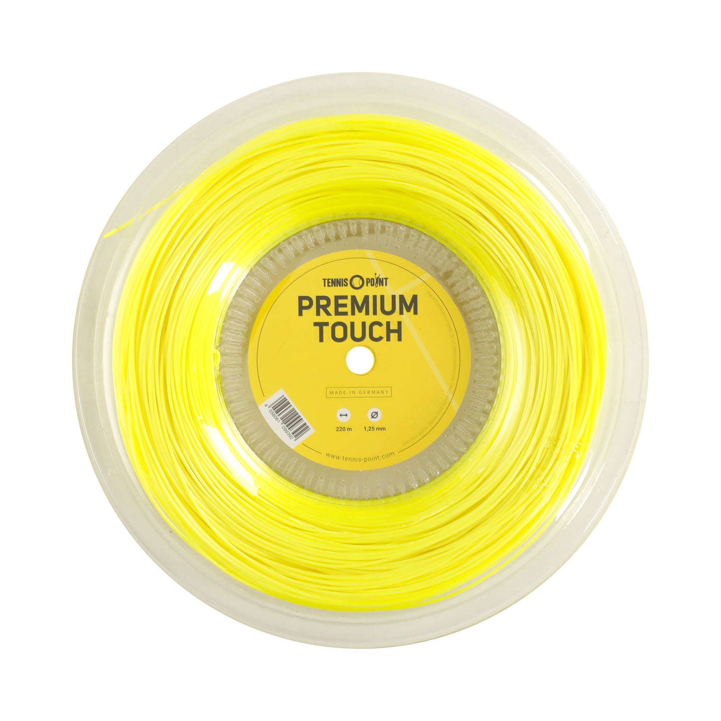 Tennis-Point Premium Touch Saitenrolle 220m-Neongelb Tennis-Point Premium Touch Saitenrolle 220m-Neongelb