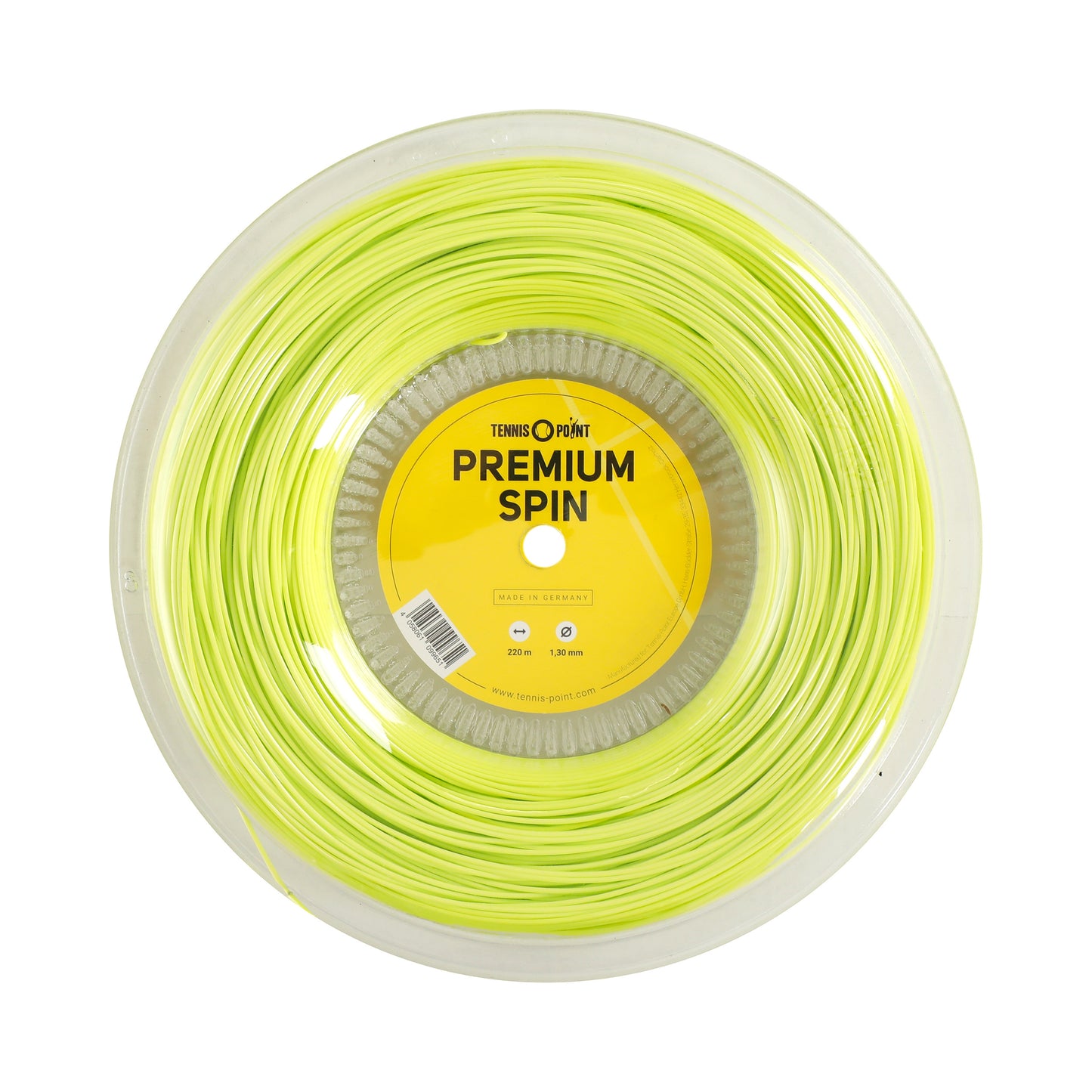 Tennis-Point Premium Spin Saitenrolle 220m-Limette Tennis-Point Premium Spin Saitenrolle 220m-Limette