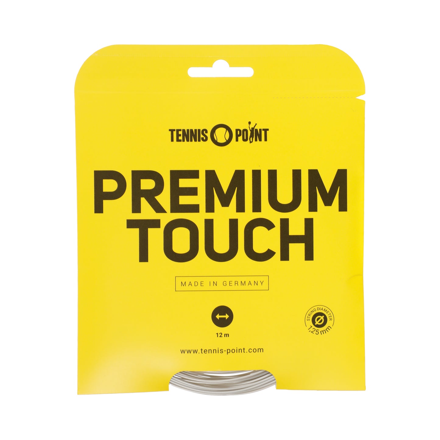 Tennis-Point Premium Touch Saitenset 12m-Grau Tennis-Point Premium Touch Saitenset 12m-Grau