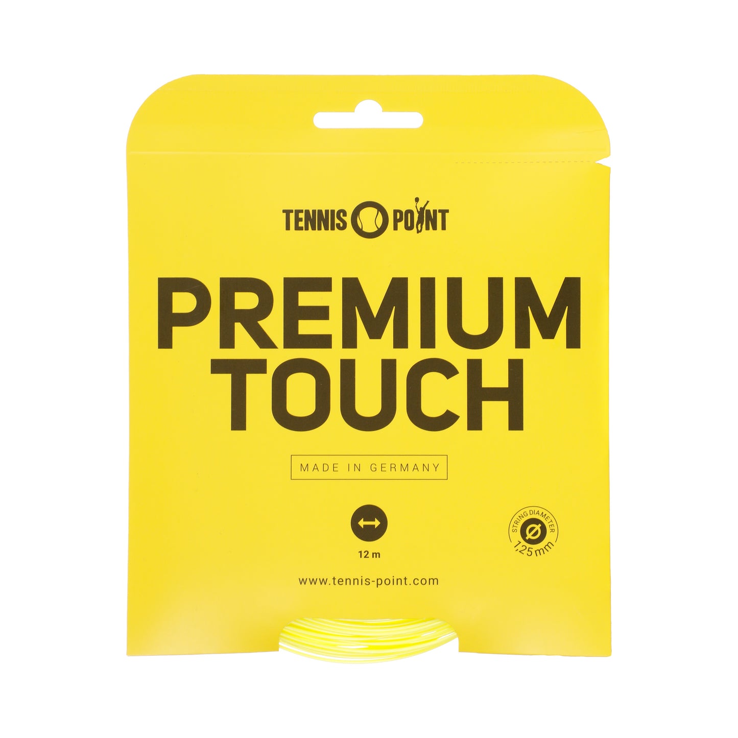 Tennis-Point Premium Touch Saitenset 12m-Neongelb Tennis-Point Premium Touch Saitenset 12m-Neongelb
