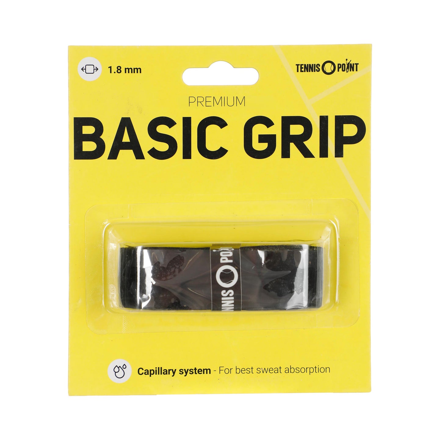 Tennis-Point Premium Grip 1er Pack-Schwarz Tennis-Point Premium Grip 1er Pack-Schwarz