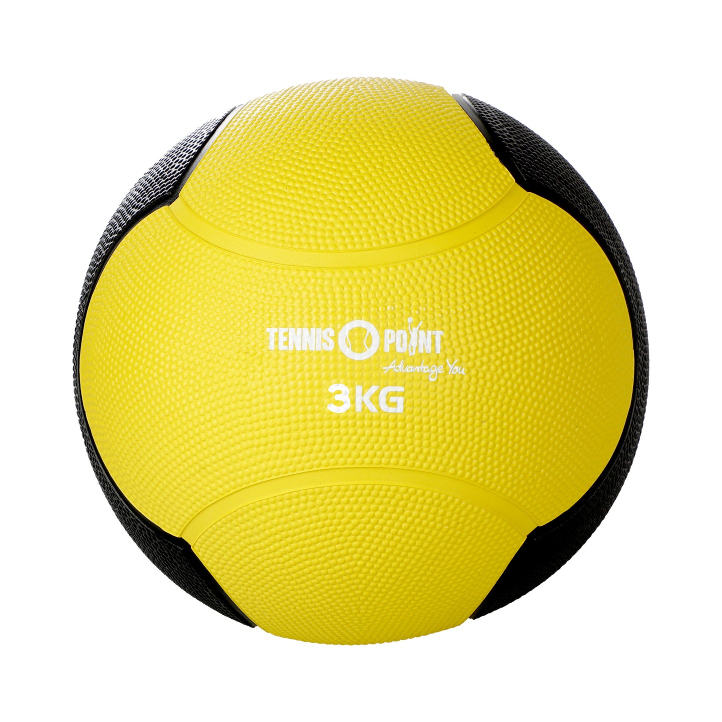 Tennis-Point 3kg Medizinball-Gelb,Schwarz Tennis-Point 3kg Medizinball-Gelb,Schwarz