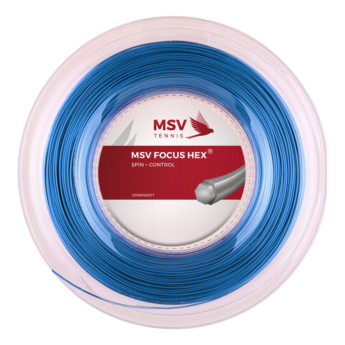 MSV Focus-HEX Saitenrolle 200m-Blau MSV Focus-HEX Saitenrolle 200m-Blau