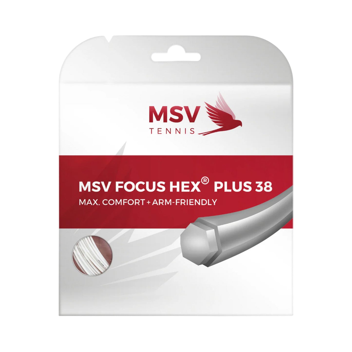 MSV Focus-HEX plus 38 Saitenset 12m - weiß MSV Focus-HEX plus 38 Saitenset 12m - weiß