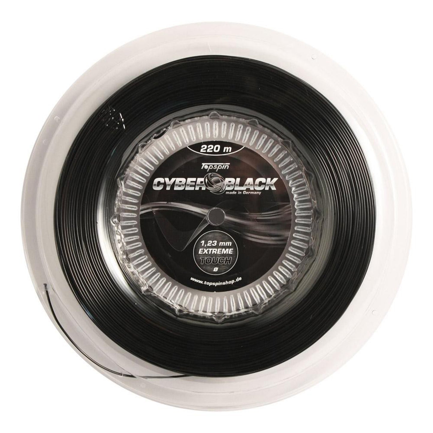 Topspin Cyber Black 220m Saitenrolle-Schwarz Topspin Cyber Black 220m Saitenrolle-Schwarz