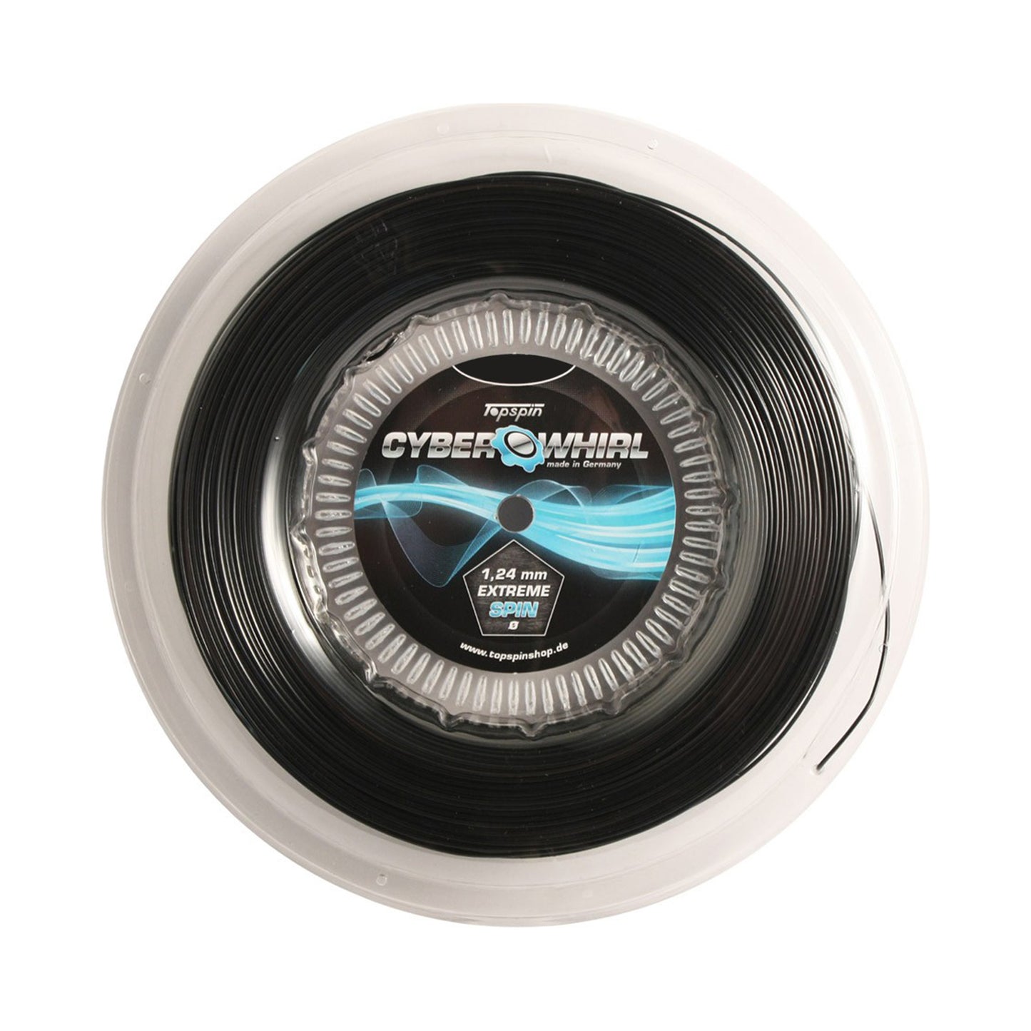 Topspin Cyber Whirl Saitenrolle 110m - schwarz Topspin Cyber Whirl Saitenrolle 110m - schwarz