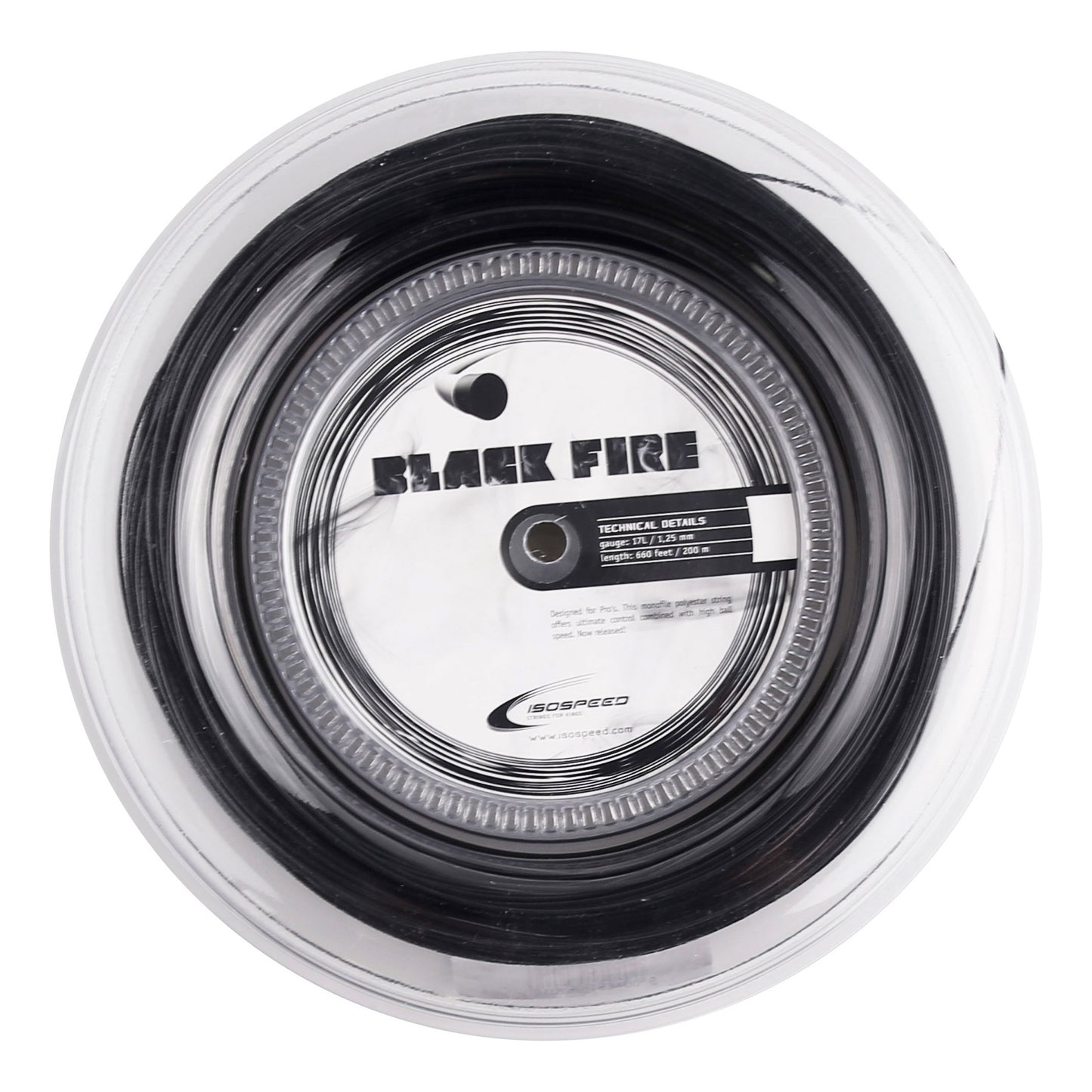 Isospeed Black Fire Saitenrolle 200m-Schwarz Isospeed Black Fire Saitenrolle 200m-Schwarz