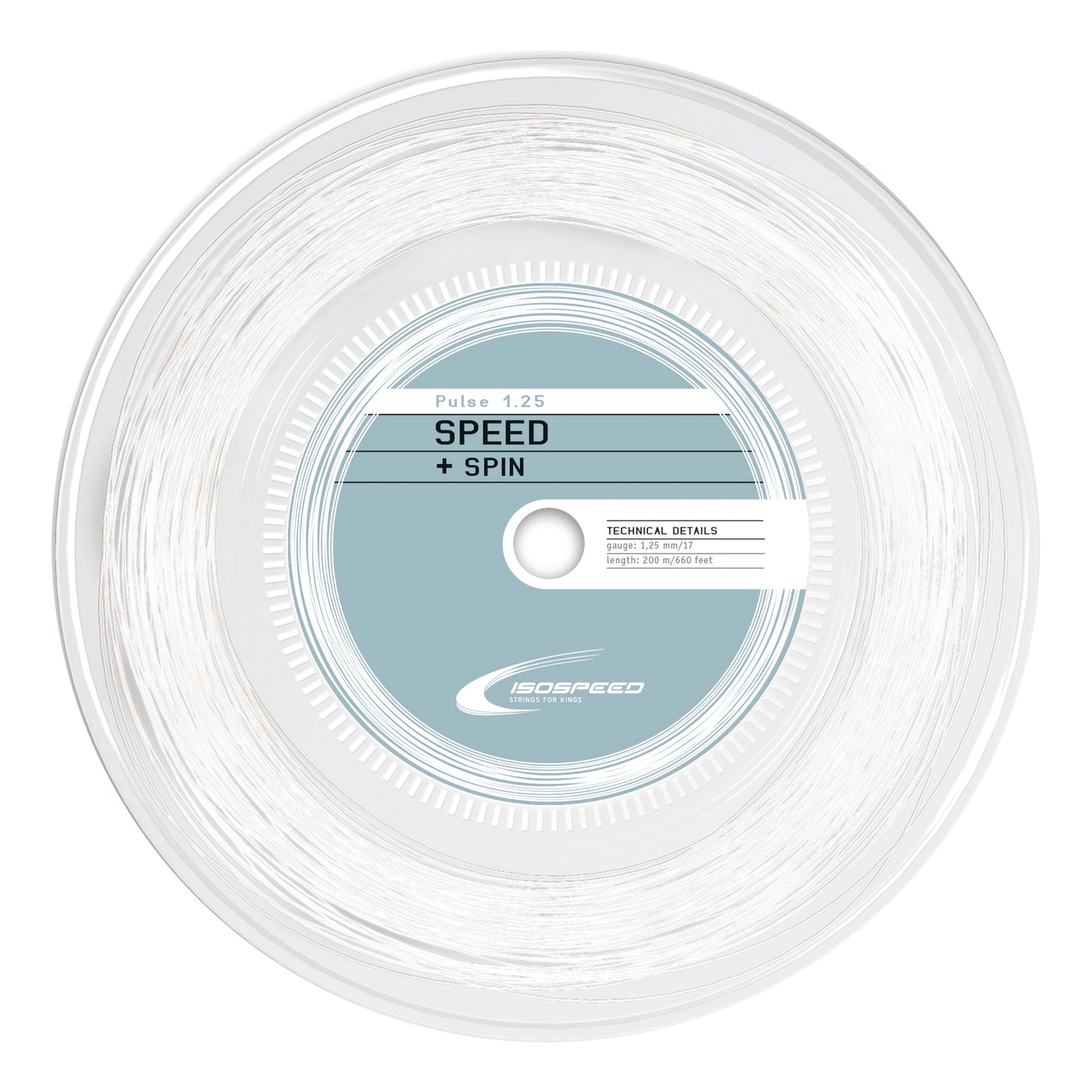 Isospeed Pulse Saitenrolle 200m-Weiß Isospeed Pulse Saitenrolle 200m-Weiß