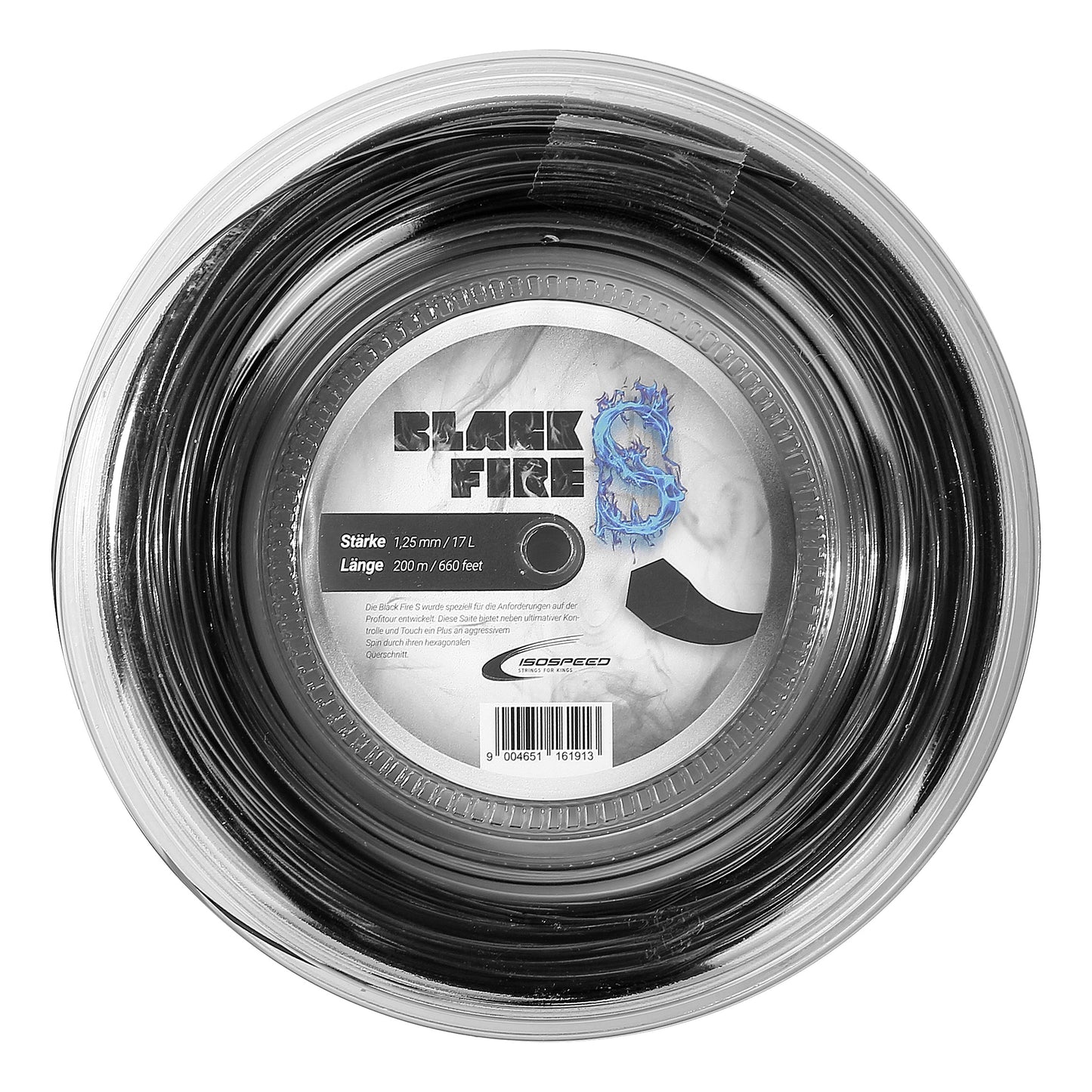 Isospeed Black FireS Saitenrolle 200m-Schwarz Isospeed Black FireS Saitenrolle 200m-Schwarz