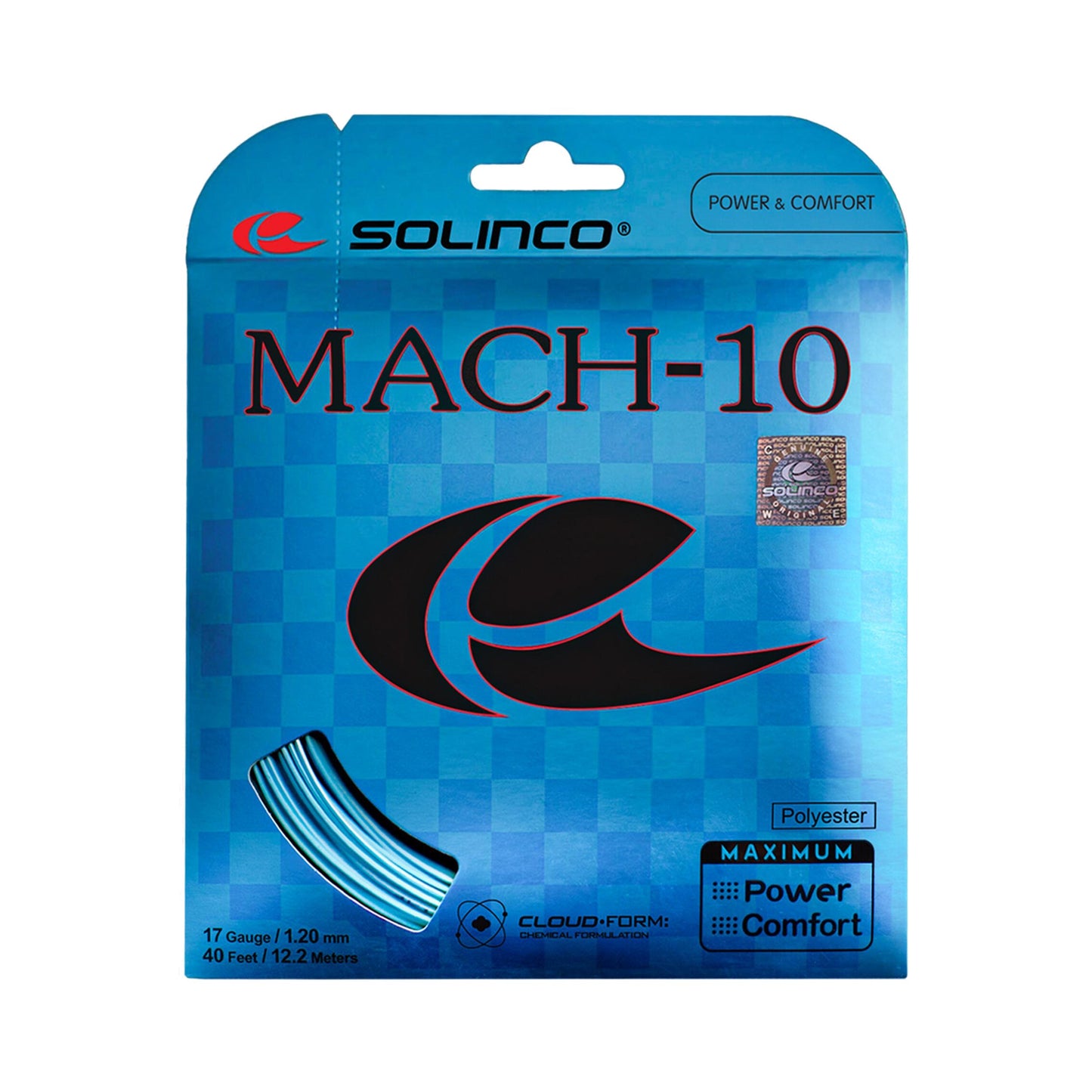 Solinco Mach 10 Saitenset-Blau Solinco Mach 10 Saitenset-Blau