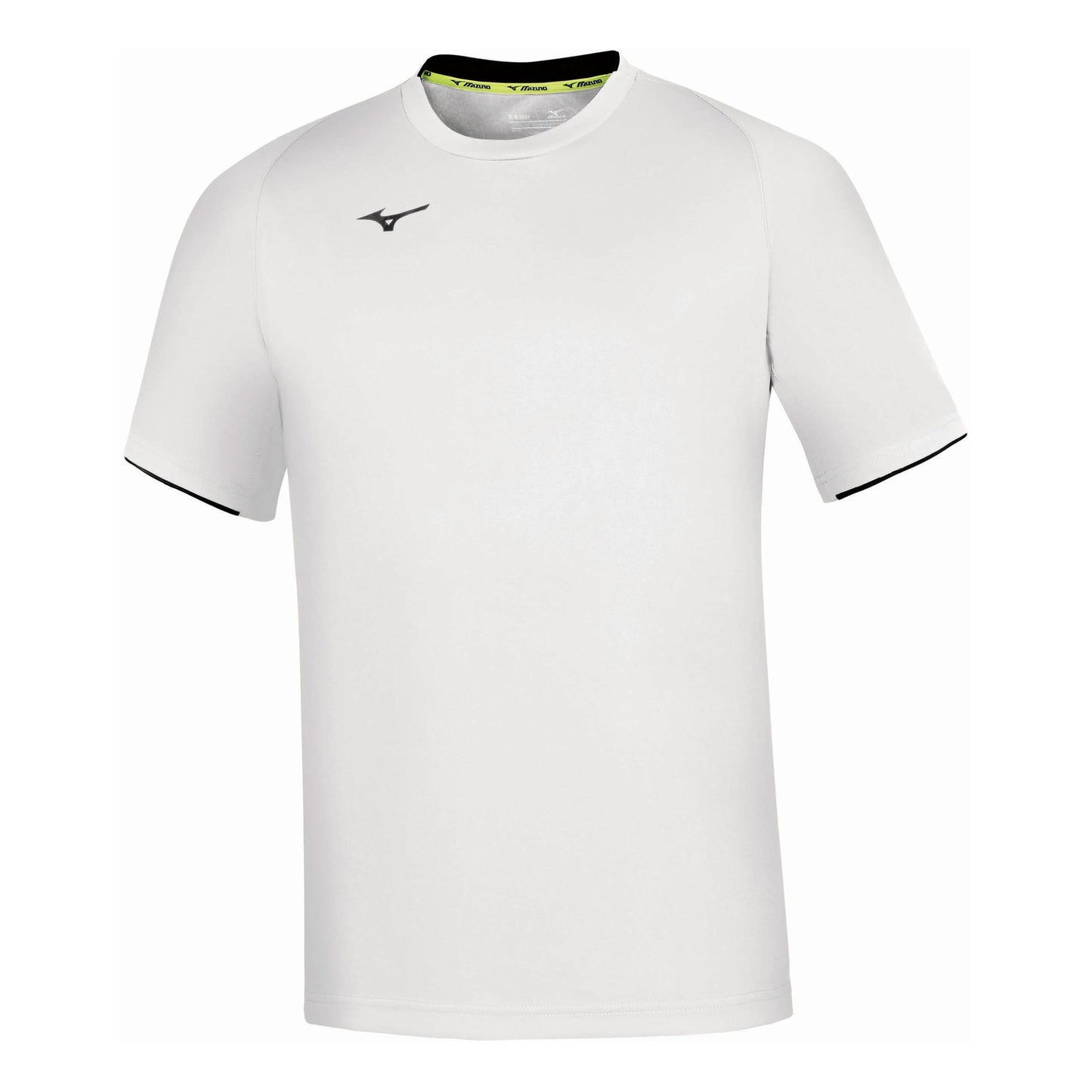 Mizuno Core T-Shirt Herren - weiß, blau Mizuno Core T-Shirt Herren - weiß, blau