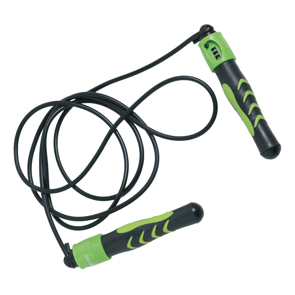 Schildkröt Fitness Springseil Mit Zählwerk-Grün,Schwarz Schildkröt Fitness Springseil Mit Zählwerk-Grün,Schwarz