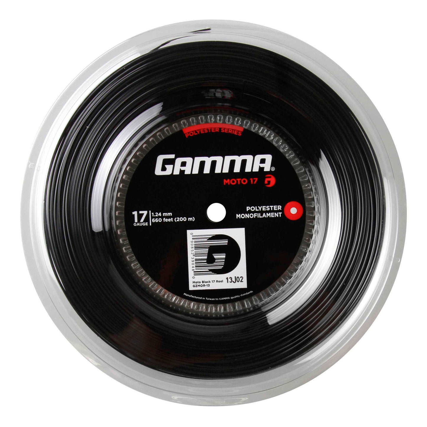 Gamma Moto Saitenrolle 200m-Schwarz Gamma Moto Saitenrolle 200m-Schwarz