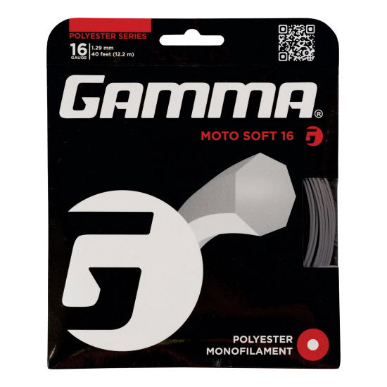 Gamma Moto Soft Charcoal Saitenset 12,2m-Grau Gamma Moto Soft Charcoal Saitenset 12,2m-Grau