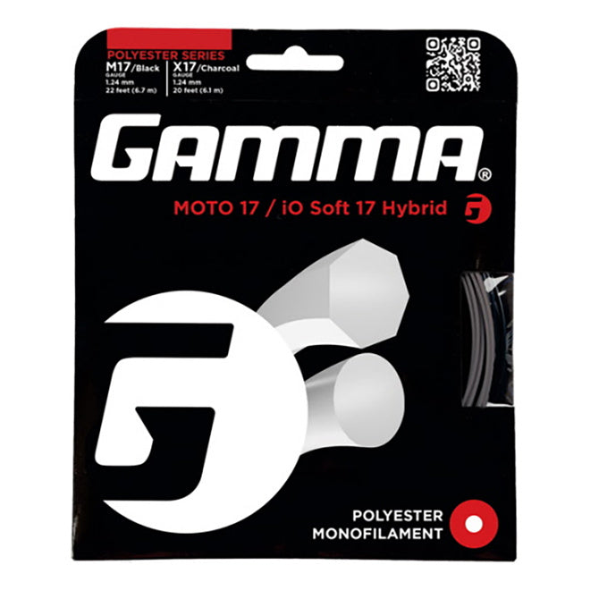 Gamma Moto IO Soft Hybrid Saitenset-Schwarz,Dunkelgrau Gamma Moto IO Soft Hybrid Saitenset-Schwarz,Dunkelgrau
