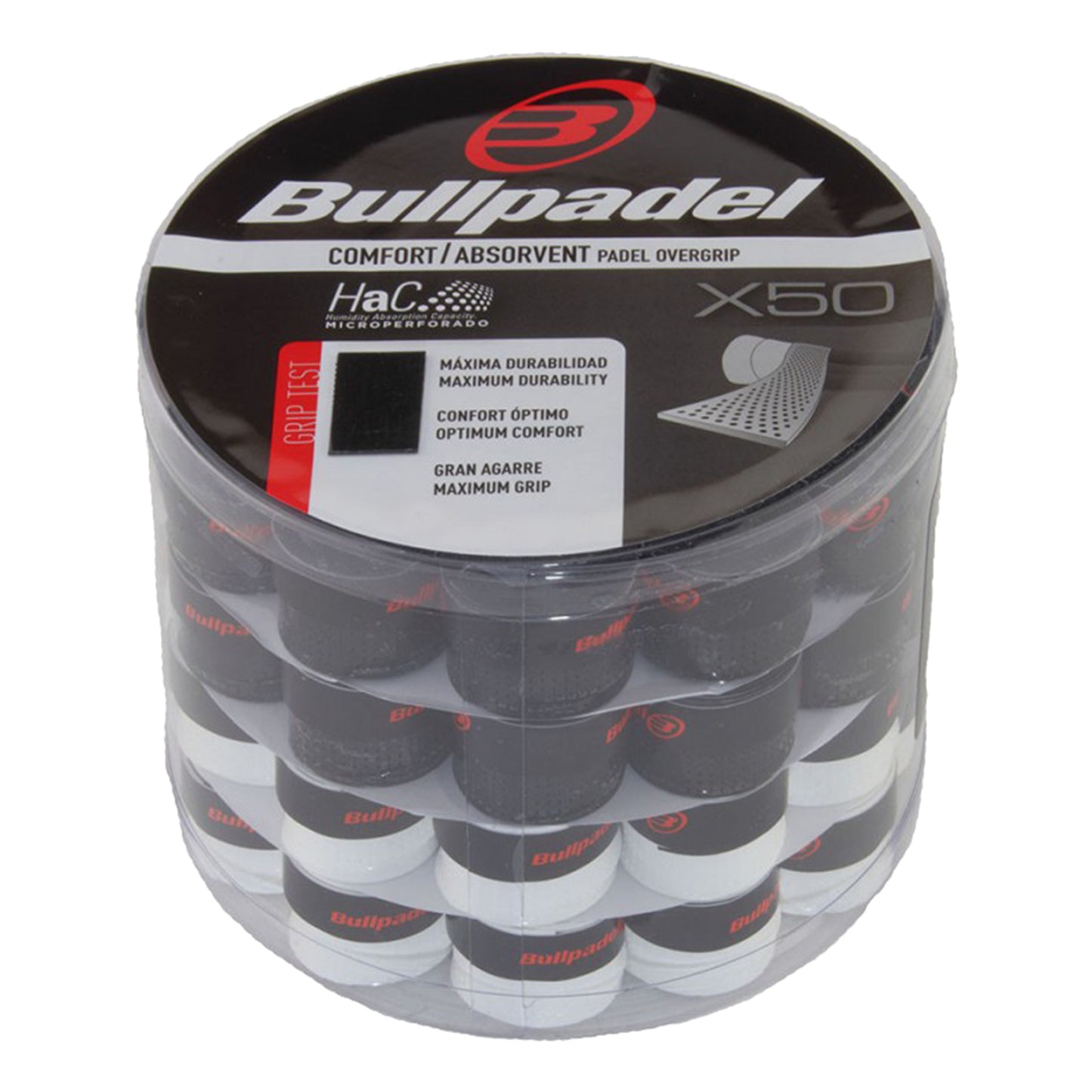 Bullpadel 50er Box-Schwarz,Weiß Bullpadel 50er Box-Schwarz,Weiß