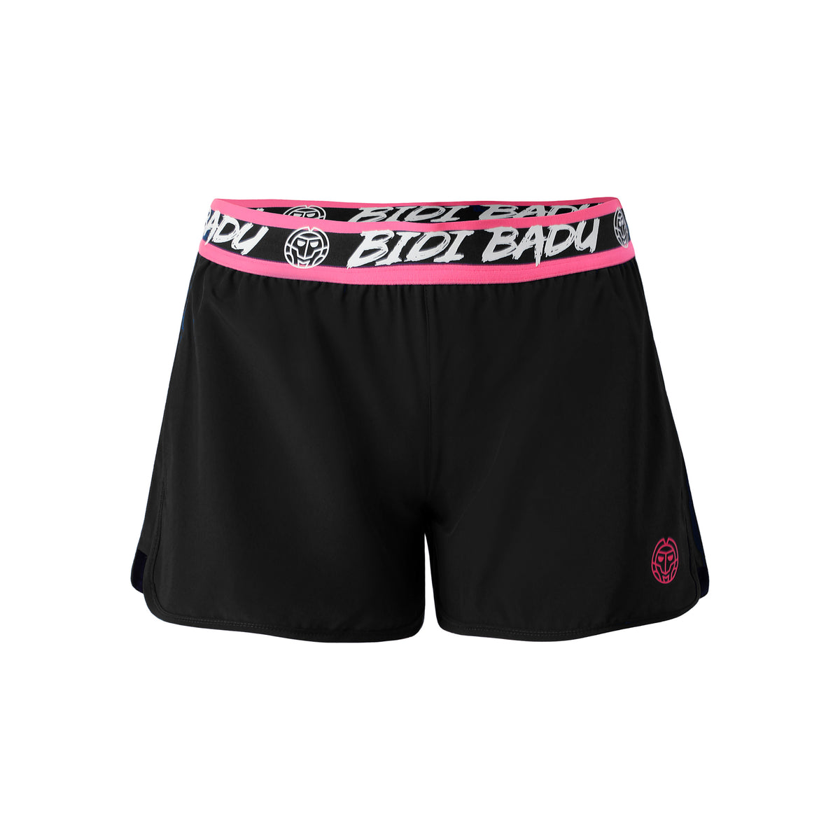 BIDI BADU Tiida Tech 2in1 Shorts Damen - schwarz, pink BIDI BADU Tiida Tech 2in1 Shorts Damen - schwarz, pink