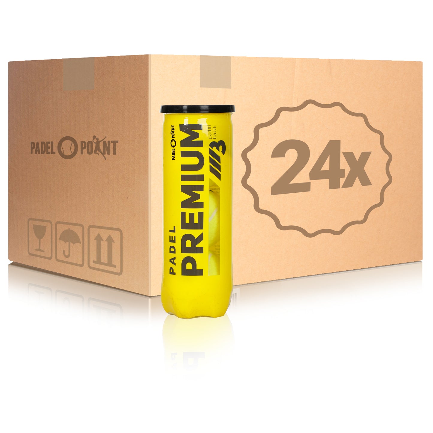 Padel-Point 24x 3er Dose Premium Ball im Karton Padel-Point 24x 3er Dose Premium Ball im Karton