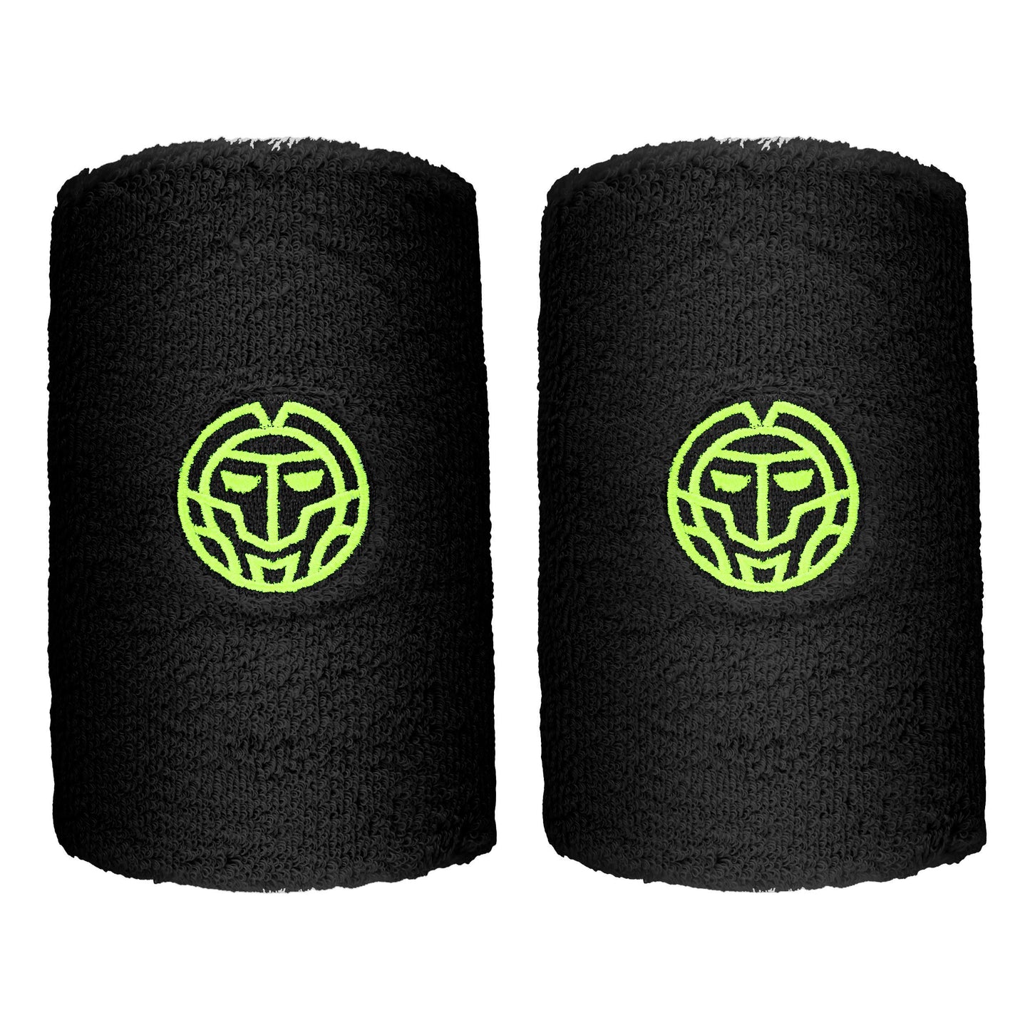 BIDI BADU Night Flash Schweißband 2er Pack lang - schwarz, neongelb BIDI BADU Night Flash Schweißband 2er Pack lang - schwarz, neongelb