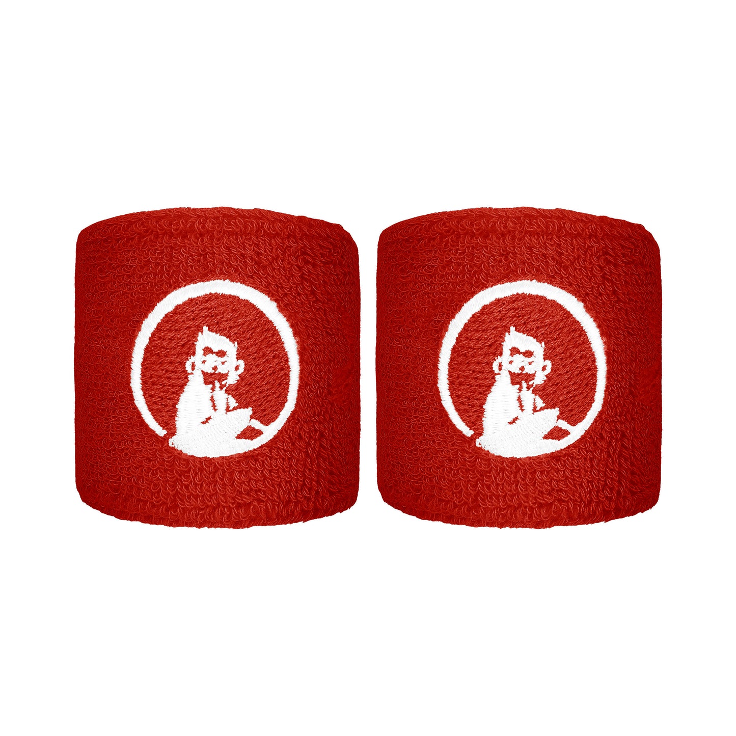 Quiet Please Schweißband 2er Pack kurz - rot, weiß Quiet Please Schweißband 2er Pack kurz - rot, weiß