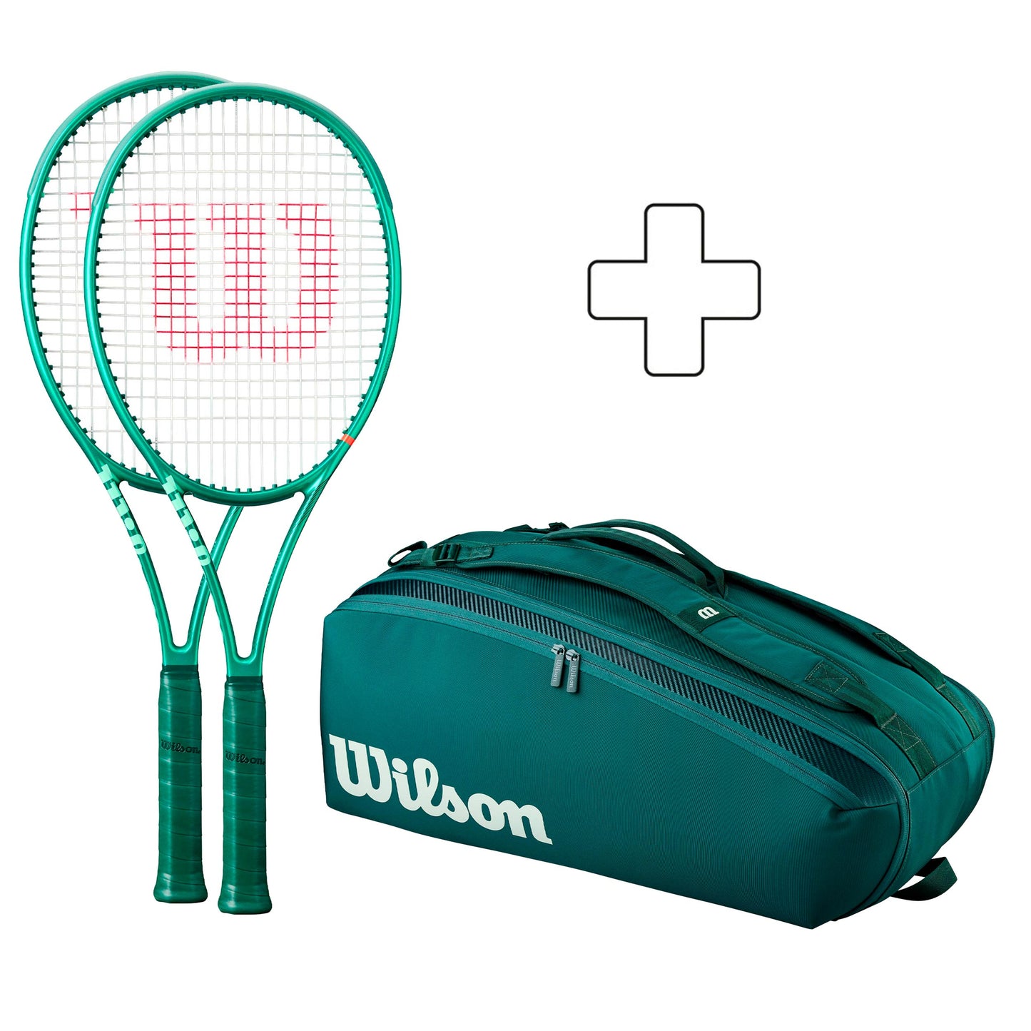 Wilson 2x Blade 98 18X20 v10 plus Schlägertasche Wilson 2x Blade 98 18X20 v10 plus Schlägertasche