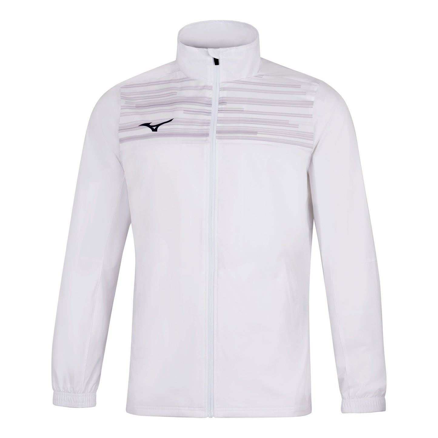 Mizuno Team Chiba Micro Trainingsjacke Herren-weiß Mizuno Team Chiba Micro Trainingsjacke Herren-weiß