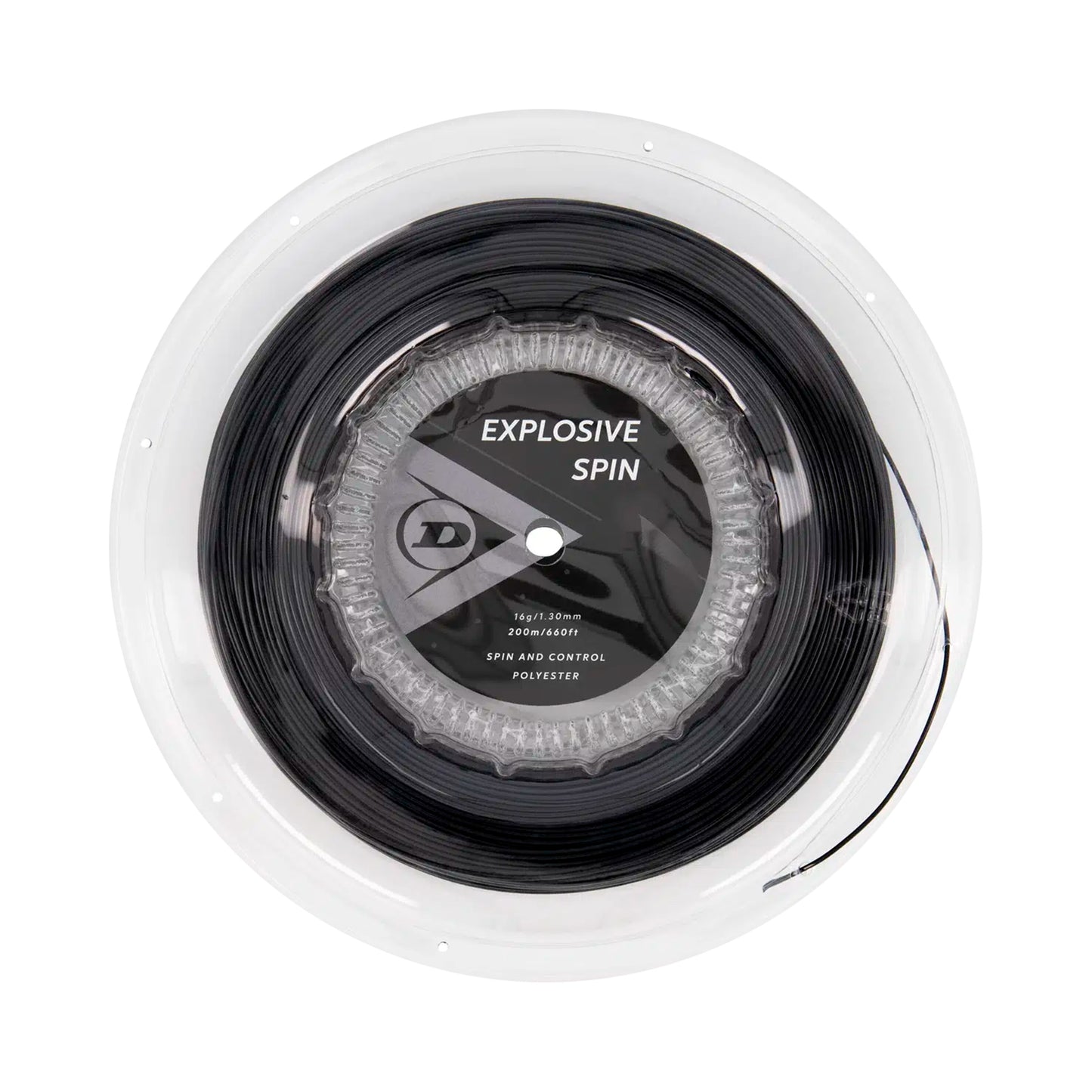 Dunlop Explosive Spin Saitenrolle -schwarz Dunlop Explosive Spin Saitenrolle -schwarz