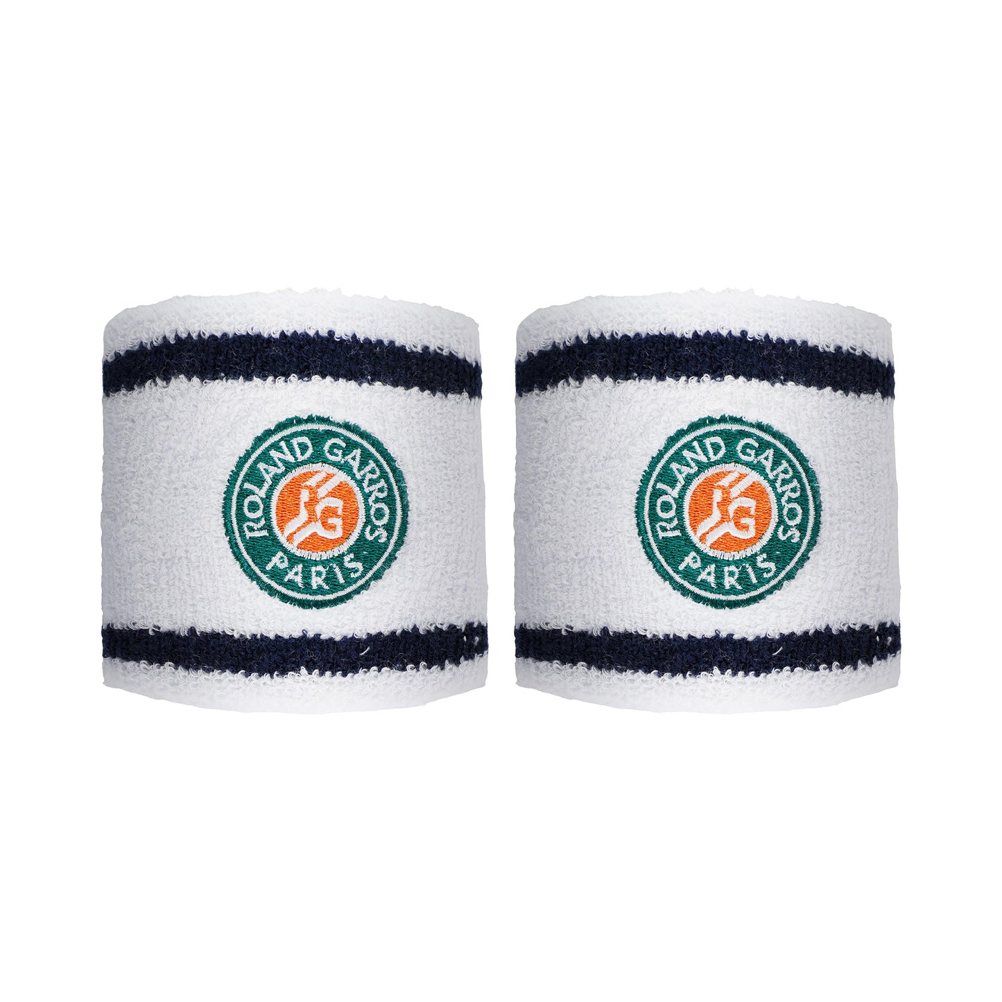 Roland Garros Schweißband 2er Pack Herren - weiß Roland Garros Schweißband 2er Pack Herren - weiß