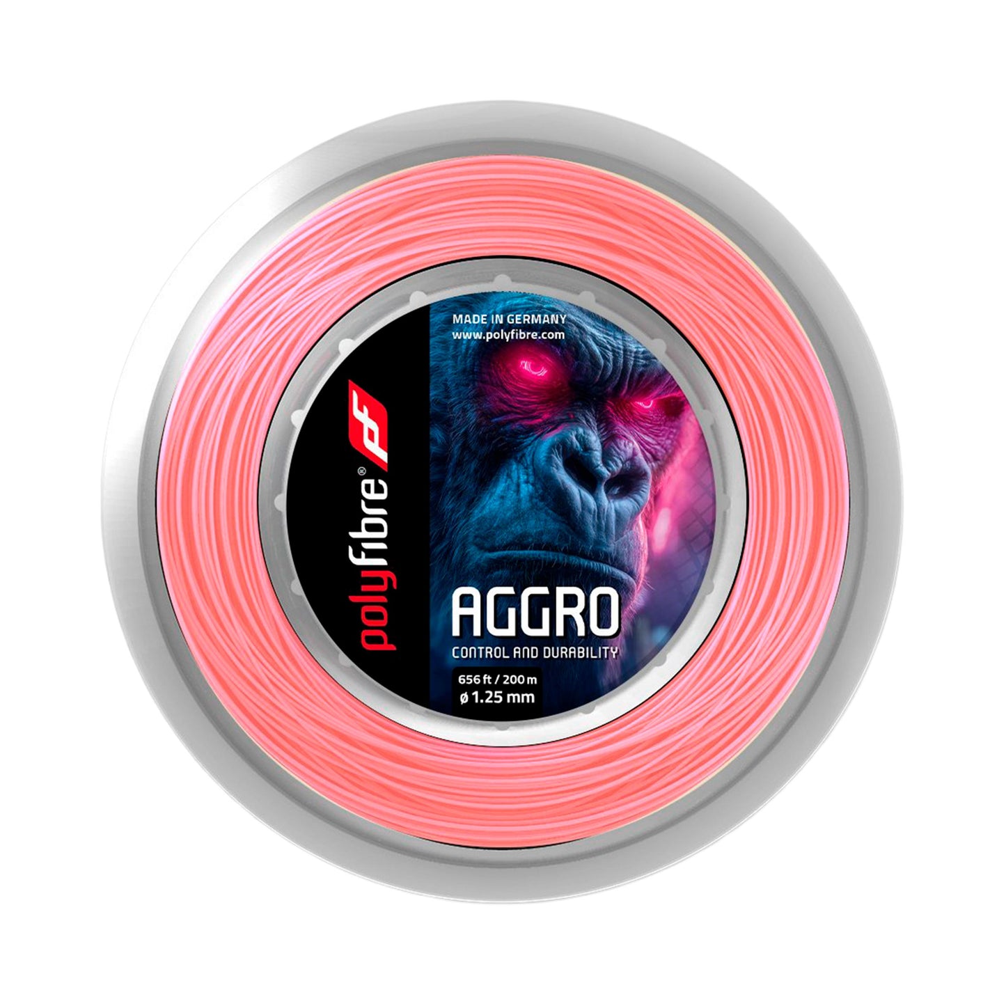 Polyfibre Aggro Saitenrolle 12,2m, 200m - pink Polyfibre Aggro Saitenrolle 12,2m, 200m - pink