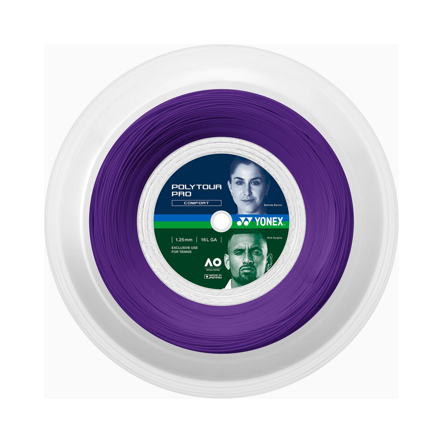 Yonex Poly Tour Pro Midnight Purple Saitenrolle 200m - lila Yonex Poly Tour Pro Midnight Purple Saitenrolle 200m - lila