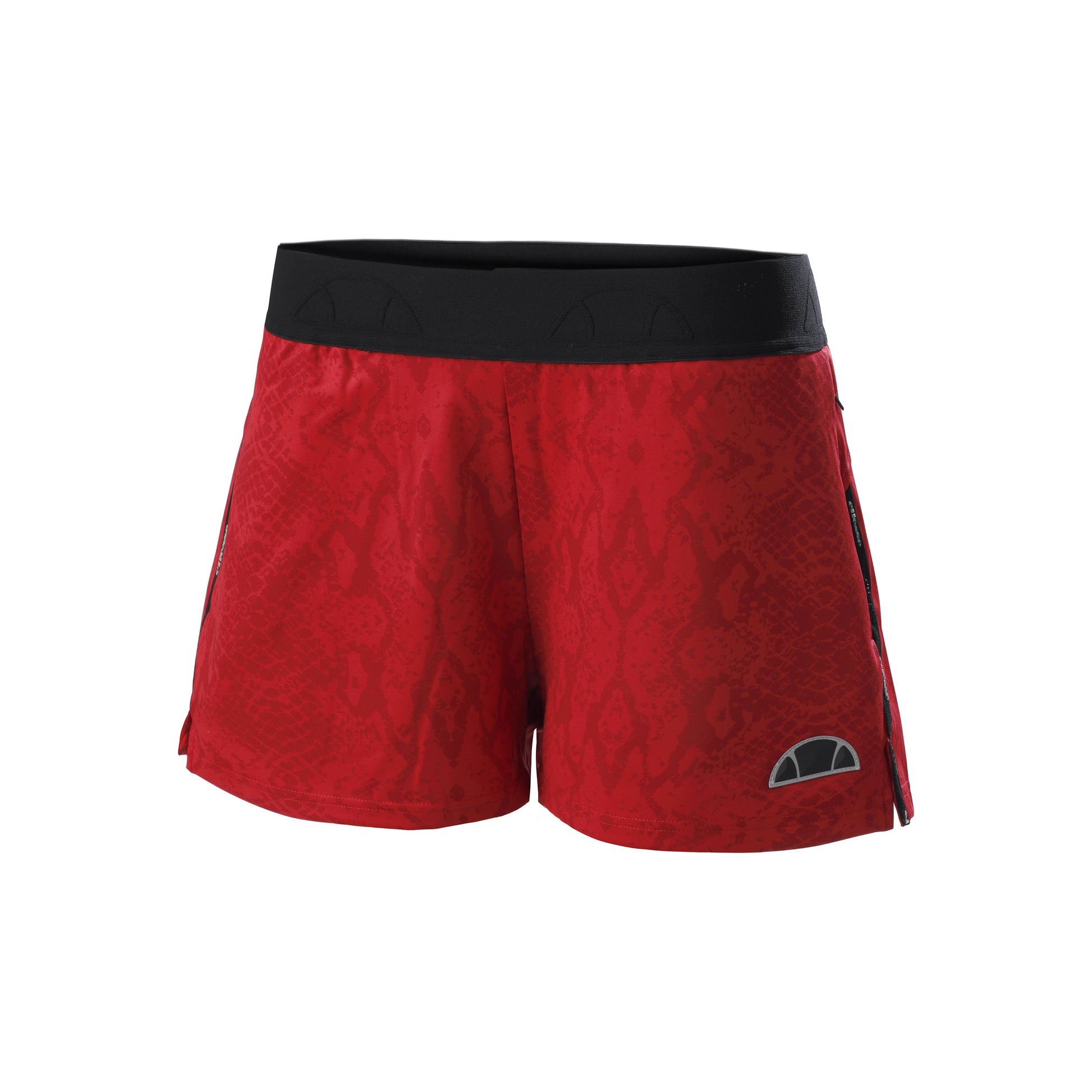 Ellesse Wylia Shorts Damen - dunkelrot, schwarz