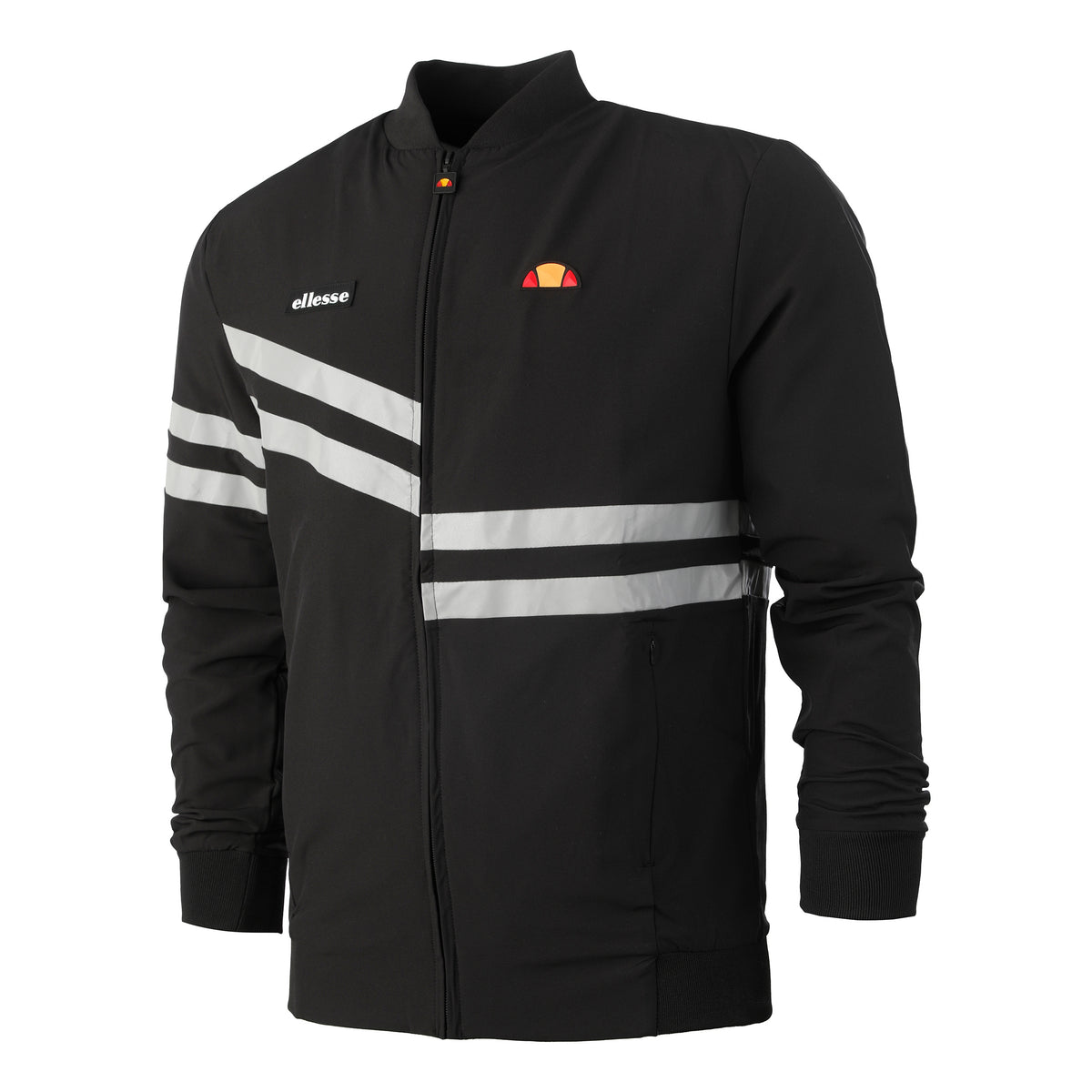 Ellesse Nano Trainingsjacke Herren - schwarz, silber