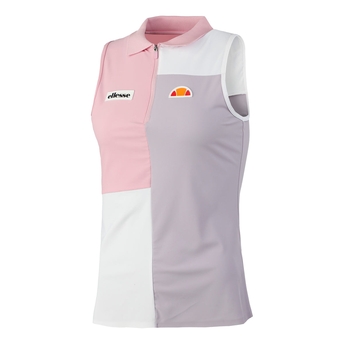 Ellesse Gisela Polo Damen - lila, weiß