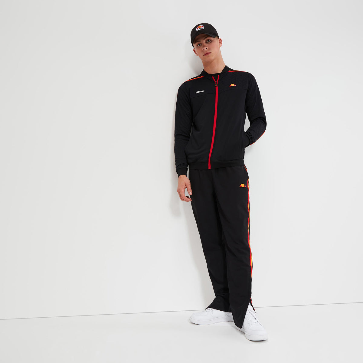 Ellesse Millook Trainingsjacke Herren - schwarz,