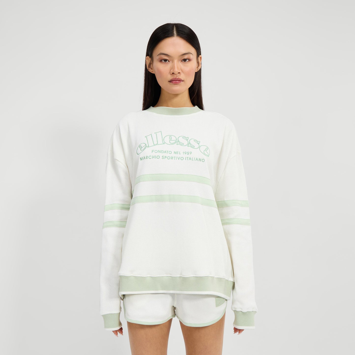 Ellesse Manigod Sweatshirt Damen-Creme,Salbei