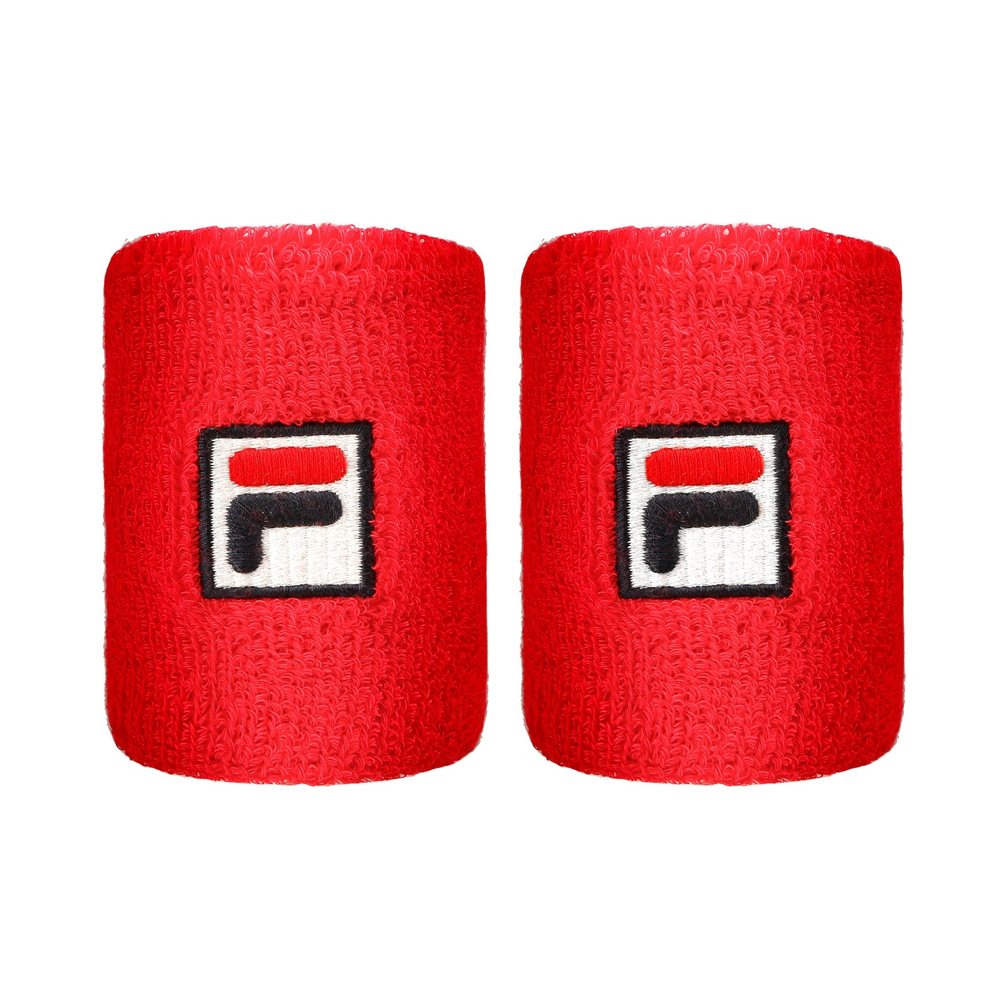 Fila Osten Schweißband 2er Pack Unisex - rot, weiß