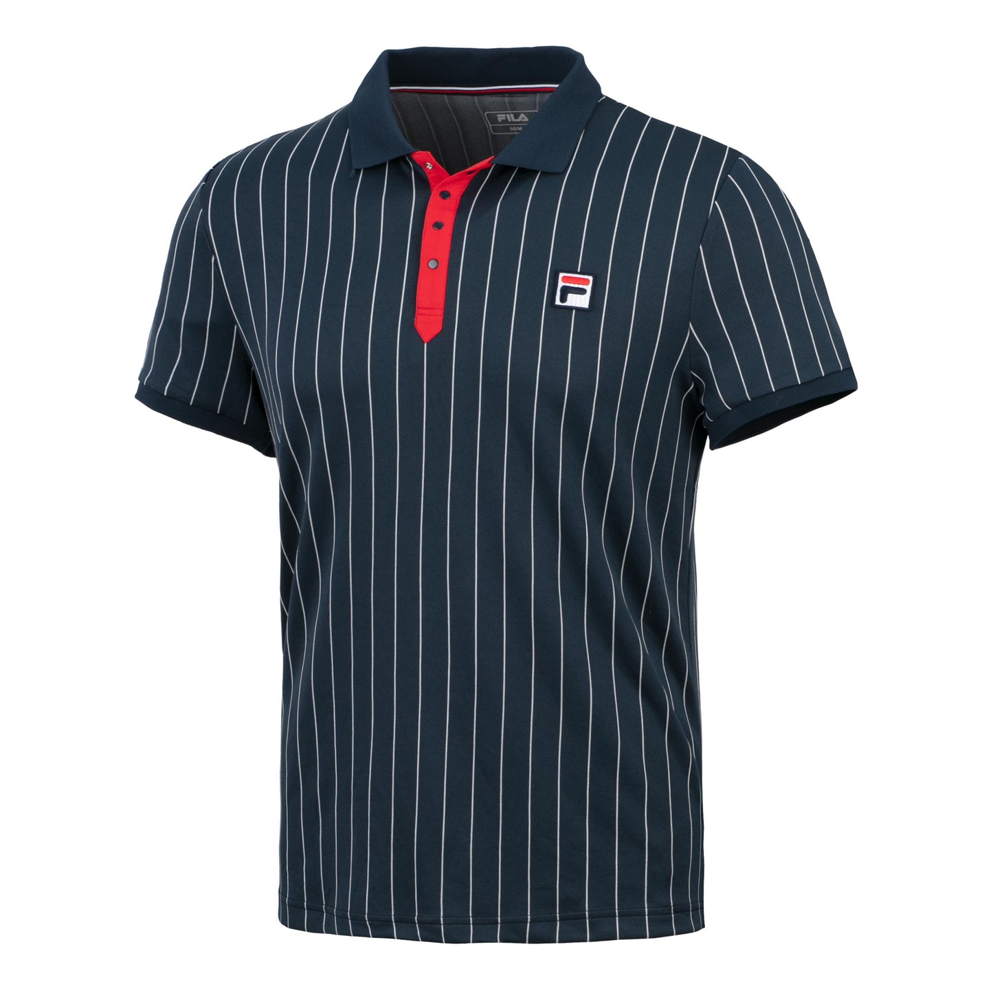 Fila BB1 Stripes Polo Herren - dunkelblau, weiß