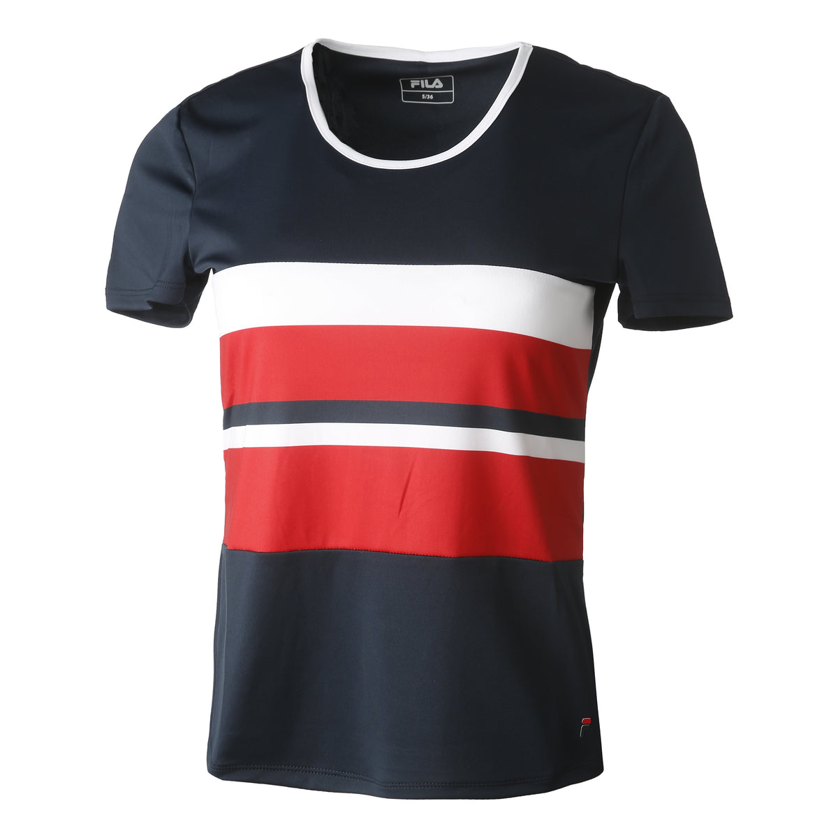 Fila Samira T-Shirt Damen - dunkelblau, rot