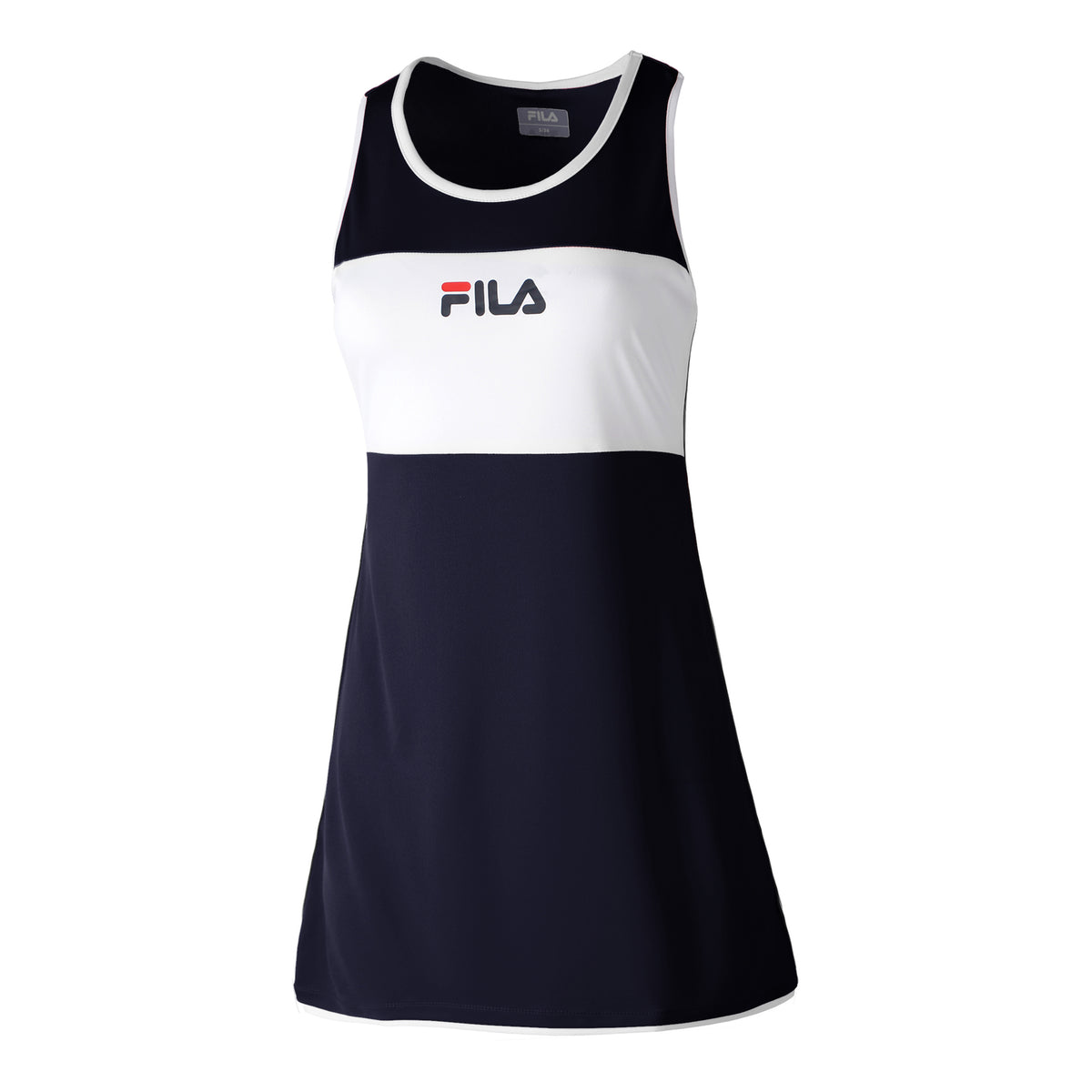Fila Lola Kleid Damen - dunkelblau, weiß